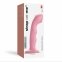 Насадка для страпона с двойной точечной пульсацией Strap-On-Me TAPPING DILDO WAVE - CORAL PINK (SO9622) 3