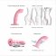 Насадка для страпона с двойной точечной пульсацией Strap-On-Me TAPPING DILDO WAVE - CORAL PINK (SO9622) 1