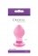 Стеклянная пробка NS Novelties CRYSTAL SMALL PINK (T280005) 0