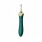 Вибратор двухсторонний универсальный ZALO BESS2 Turquoise Green (SO8238) 0