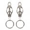 Зажимы-бабочки с кольцом Butterfly Clamps With Ring, серебристые Taboom (CE17283) 0