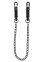 Зажимы на соски Heavy Duty Adjustable Clamps чёрные 52 см TABOOM (TB17282) 1