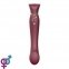 Ультрасучасний вібромасажер 3 в 1 Zalo Queen, Wine Red (ZL887069) 1