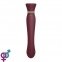 Ультрасучасний вібромасажер 3 в 1 Zalo Queen, Wine Red (ZL887069) 2