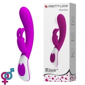 Вибратор Pretty Love Harlan Vibrator, 21,5х3,5 см