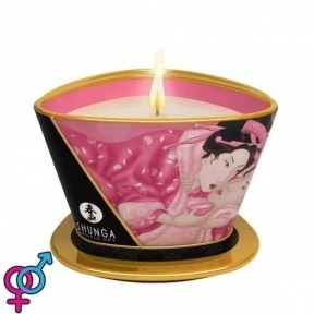Масажна свічка Shunga MASSAGE CANDLE - Rose Petals, 170 мл