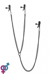 Затискачі для сосків і клітора BLAZE DELUXE NIPPLE & CLIT CLAMPS (DT21642)