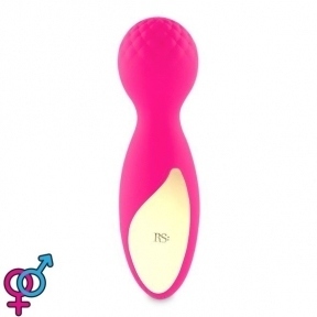 Міні-вібромасажер RIANNE S - Lovely Leopard Mini Wand Pink (SO3886)