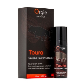 Крем для посилення ерекції Orgie Touro Power Cream, 15 мл, з таурином, гінкго та коренем женьшеню (OR21265)