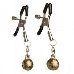 Затискачі на соски з дзвіночком Loveshop Gold Bell (F61314)