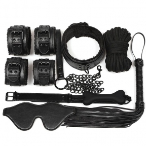 Набор для BDSM 7в1 LY1003, Черный (SO4998)
