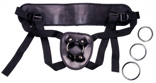 Трусики для страпона Universal Harness PU Leather