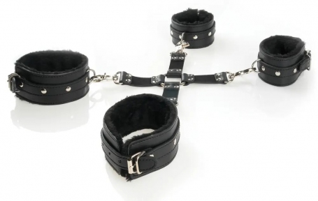 БОНДАЖНИЙ НАБОР FF LIMITED EDITION CUMFY HOGTIE BLACK  (PD45286)