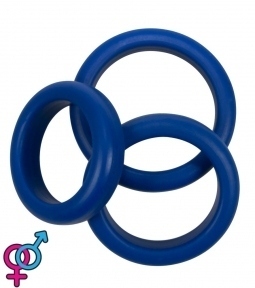Кільця ерекційні Blue Mate Cockring Set, 3 шт (61325214770000)