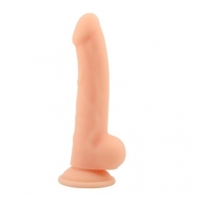 Фалоімітатор з мошонкою Naked Legend Liquid Silicone Trooper Flesh Dildo (6610CN00062)