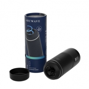 Мастурбатор преміум-класу з контролем всмоктування Arcwave Pow Stroker Black (W44122)