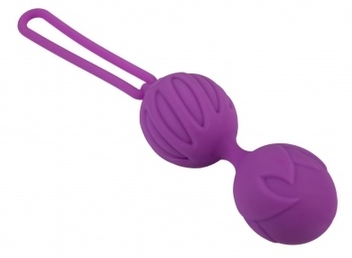 Вагинальные шарики Adrien Lastic Geisha Lastic Balls Mini Violet (S), 3,4 см, вес 85 гр