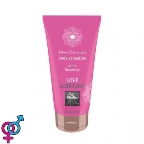 Съедобный лубрикант SHIATSU Love Малина, 75 мл (HOT67041)