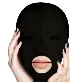 Маска с прорезью для рта черная Ouch Subversion Mask Dark-Black (BS49523)