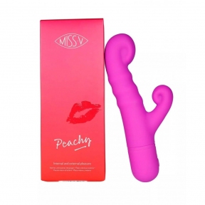 Вибратор-кролик Peachy Pretty Violet Miss V, розовый (MSV52132)