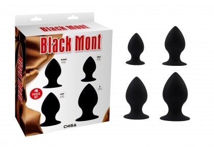 Набор анальных пробок Chisa Black Mont Fullness Anal Stuffer Set (CH58325)