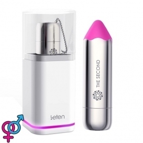 Віброкуля Leten The Second pretty pink з індукційною зарядкою, водонепроникна (SO3925)