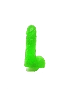 Крафтовое мыло-член с присоской Чистый Кайф Green size S натуральное (SO4798)