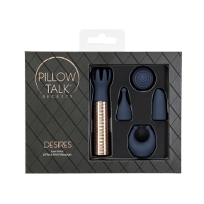 Вибромассажер Pillow Talk Secrets Desires 6-Piece Mini Massager Set - Navy (SO7750)
