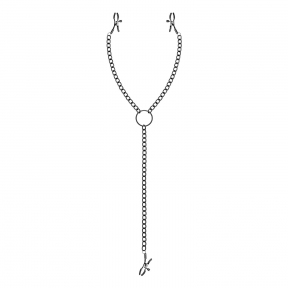 Зажимы для сосков и клитора Bedroom Fantasies Nipple & Clit Clamps - Black (SO8818)