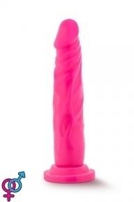 Фалоімітатор NEO 7.5 INCH DUAL DENSITY COCK NEON PINK (T331001)