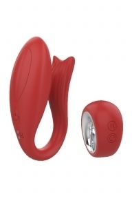 Вібратор для пар бездротовим пультом управління Dream Toys RED REVOLUTION PANDORA (DT21855)