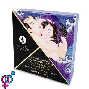 Соль для ванны Shunga Moonlight Bath - Exotic Fruits, 75 гр
