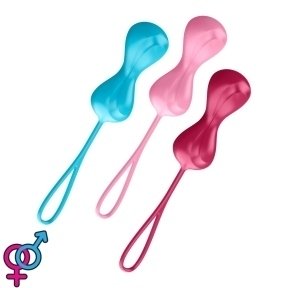 Вагинальные шарики Satisfyer balls C03 double (set of 3)