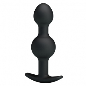Анальна пробка Pretty Love silicone Anal balls Black (6603BI0395)