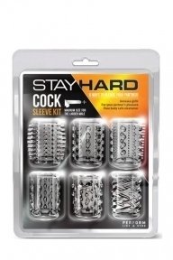 Набор насадок STAY HARD COCK SLEEVE KIT CLEAR (T330223)