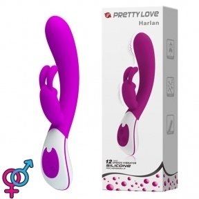 Вибратор Pretty Love Harlan Vibrator, 21,5х3,5 см