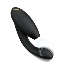 Інноваційний безконтактний вібратор-стимулятор Womanizer Duo 2 Black (SO8754)