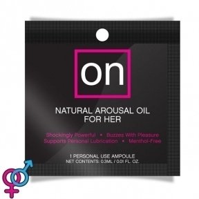 Пробник збуджуючої олії Sensuva - ON Arousal Oil for Her Original, 0,3 мл (SO3156)