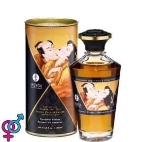 Розігріваючу масло Shunga APHRODISIAC WARMING OIL - Caramel Kisses, 100 мл