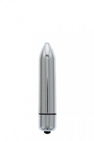 Мини вибромассажер DREAM TOYS 10-SPEED CLIMAX BULLET SILVER (DT21412)