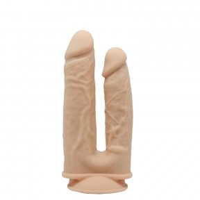 Фаллоимитатор с вибрацией SilexD Double Gusto Vibro Flesh (Model 1 size 8