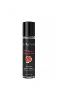 Съедобный лубрикант WICKED AQUA WATERMELON FLAVORED, 30 мл (T252071)