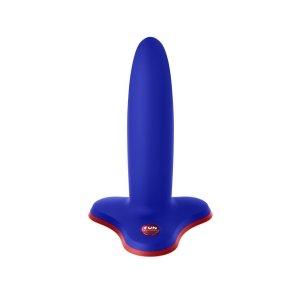 Фалоімітатор Fun Factory LIMBA FLEX S, синій, гнучкий, з ефектом пам'яті, підходить для точки G, SX0994