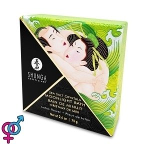 Соль для ванны Shunga Moonlight Bath - Lotus Flower, 75 гр