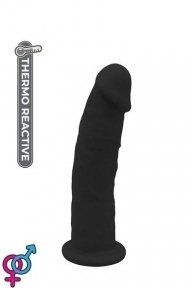 Фалоімітатор Термоактивний REAL LOVE 6, Black, 15,2х3 см (DT21563)