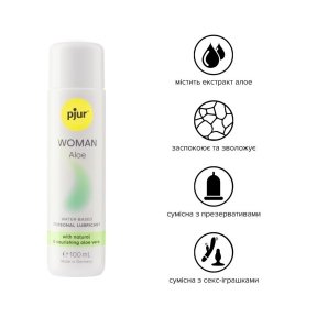 Лубрикант на водній основі pjur Woman Aloe, 100 мл
