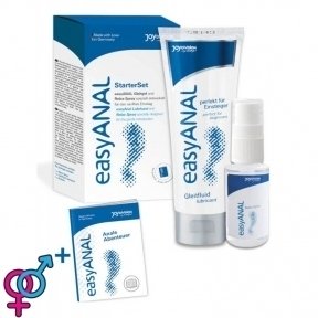 Анальний лубрикант - easyANAL-Bundle (Gel 80мл + Spray 30мл + Booklet)