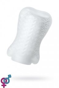 Мастурбатор Toyfa A-Toys Pocket Wavy, білий, 7,8 см (661100763008)