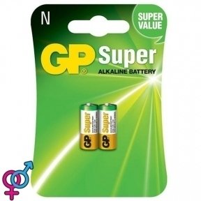 Батарейка GP Super alkaline LR1, 2 шт