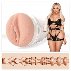Мастурбатор Fleshlight Girls: Kayley Gunner Fully Loaded, со слепка вульвы модели, очень нежный, (SX3431)